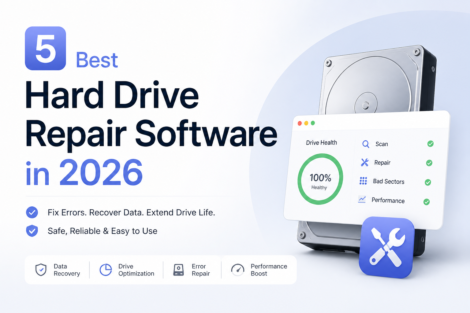 5 Best Hard Drive Repair Software in 2026