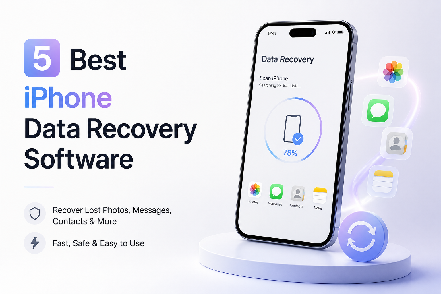 5 Best iPhone Data Recovery Software in 2026