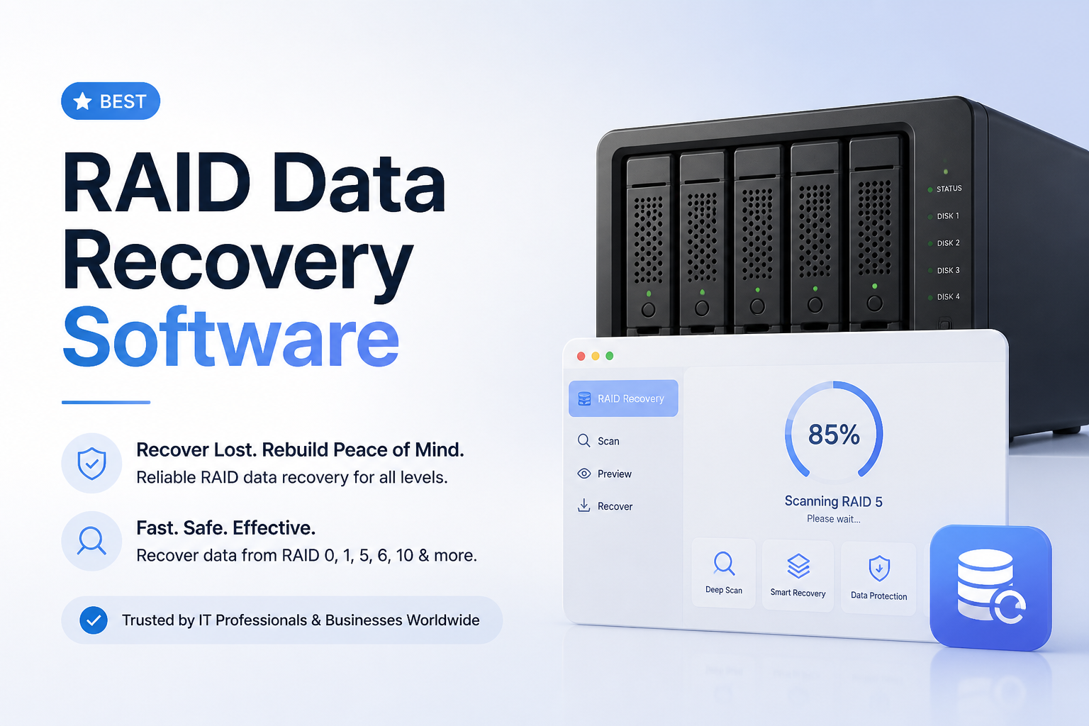 Best RAID Data Recovery Software: 2026 Comparison
