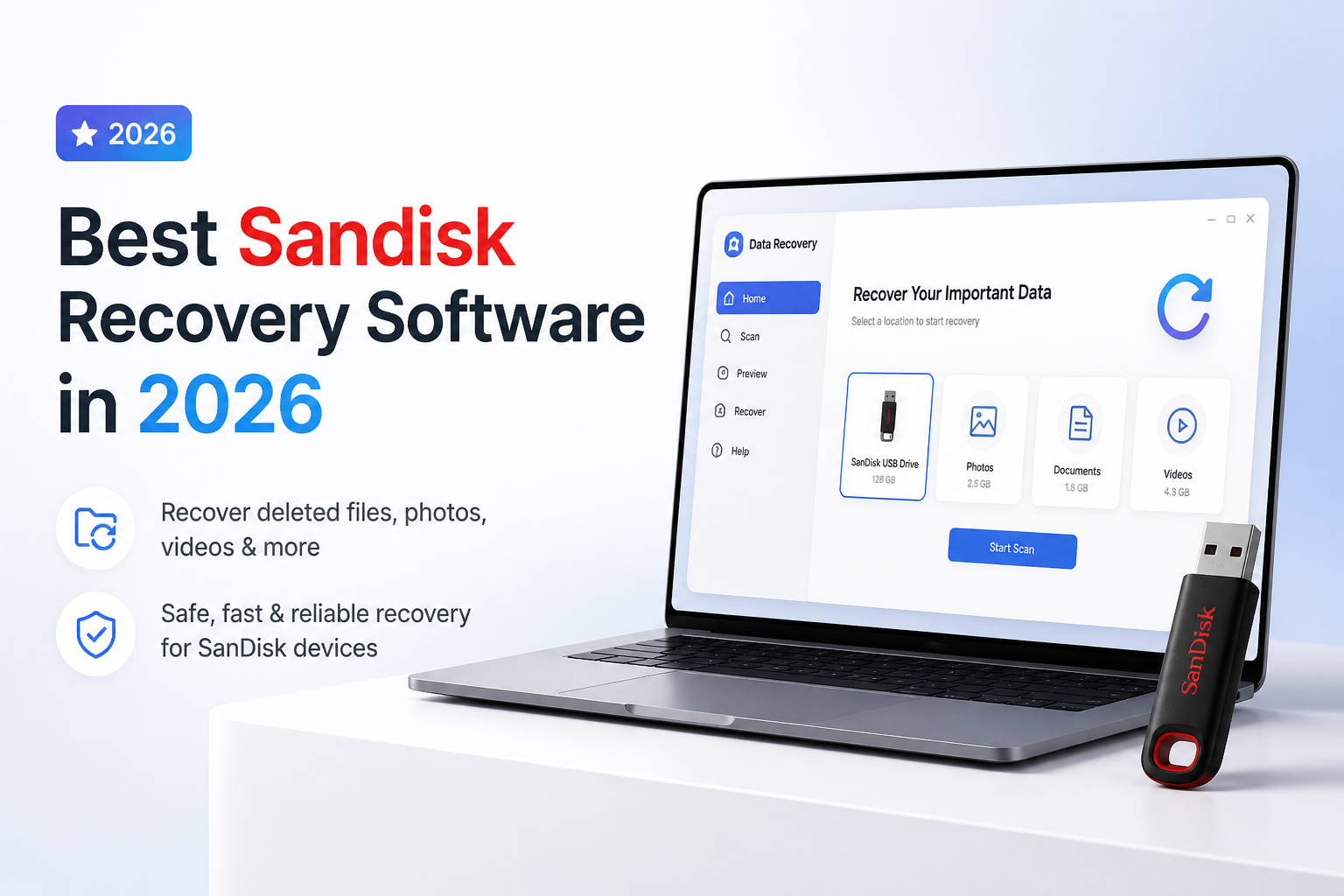 Best Sandisk Recovery Software in 2026