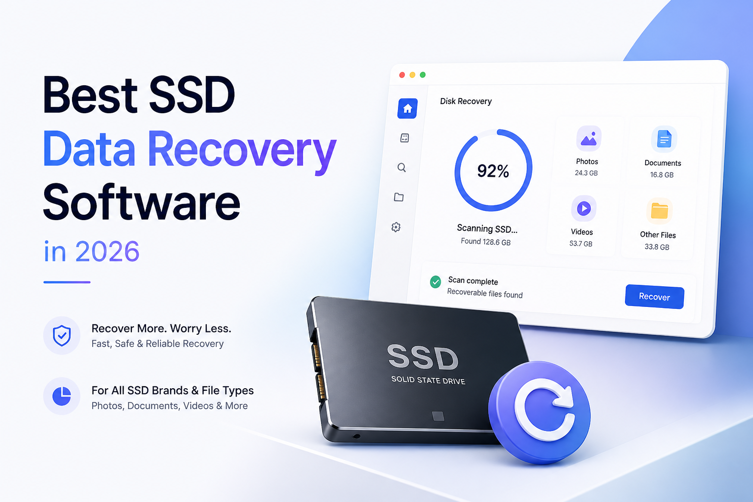 Best SSD Data Recovery Software in 2026